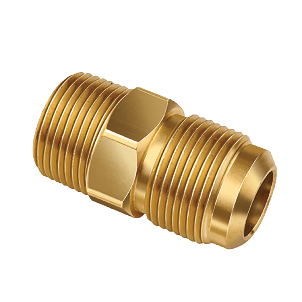 Onilu Brass Flare Union 1/2  Flare X 1/2 with Nut 